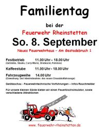 Plakat Familientag 2013